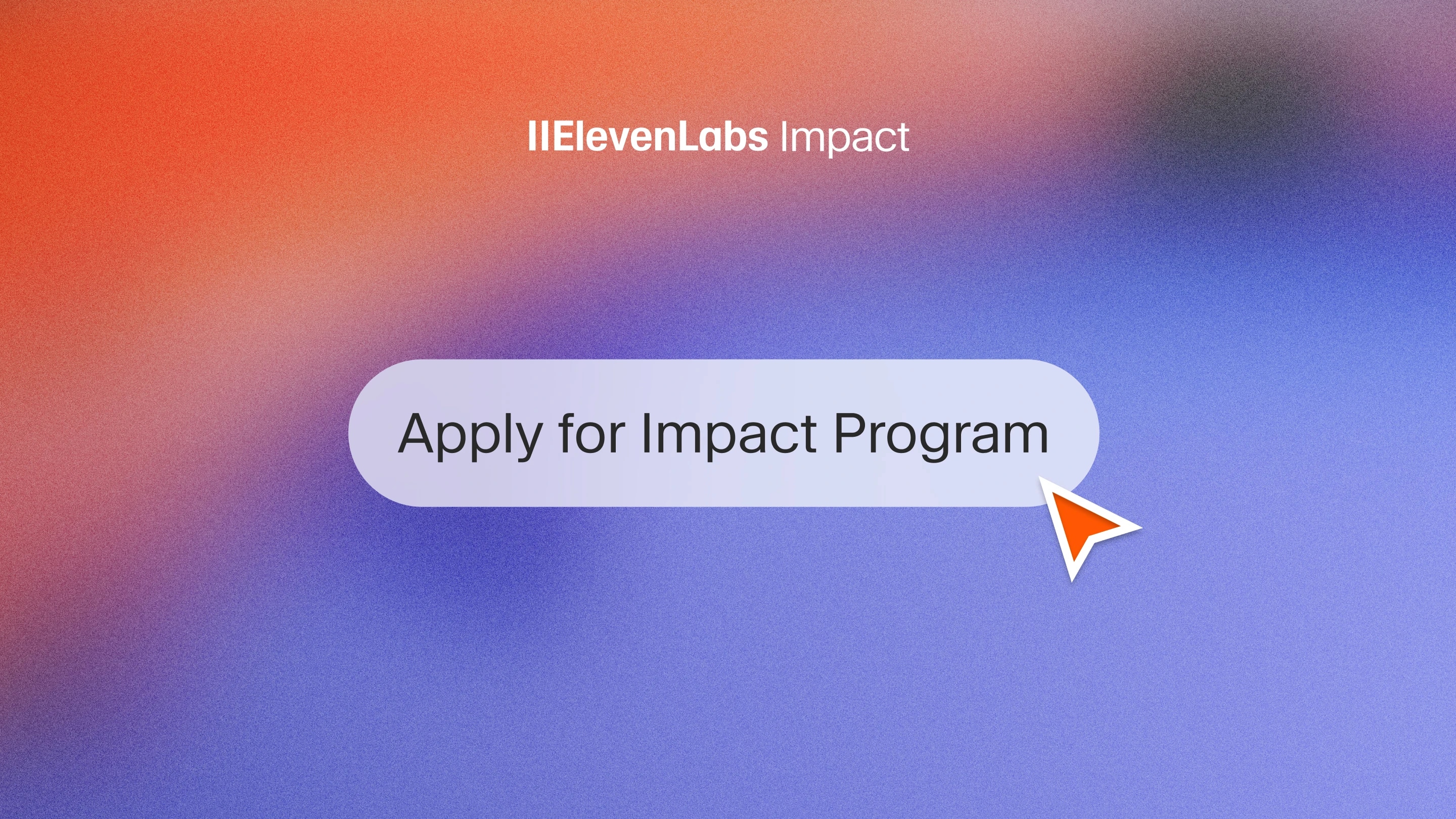 Apply for Impact Program button